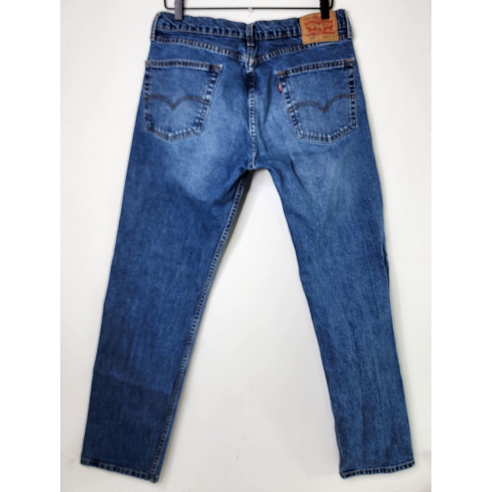 Levi's 505 Jeans Men 32X31  Blue Denim Straight Fit Outdoor Work Pants Tag 33x32